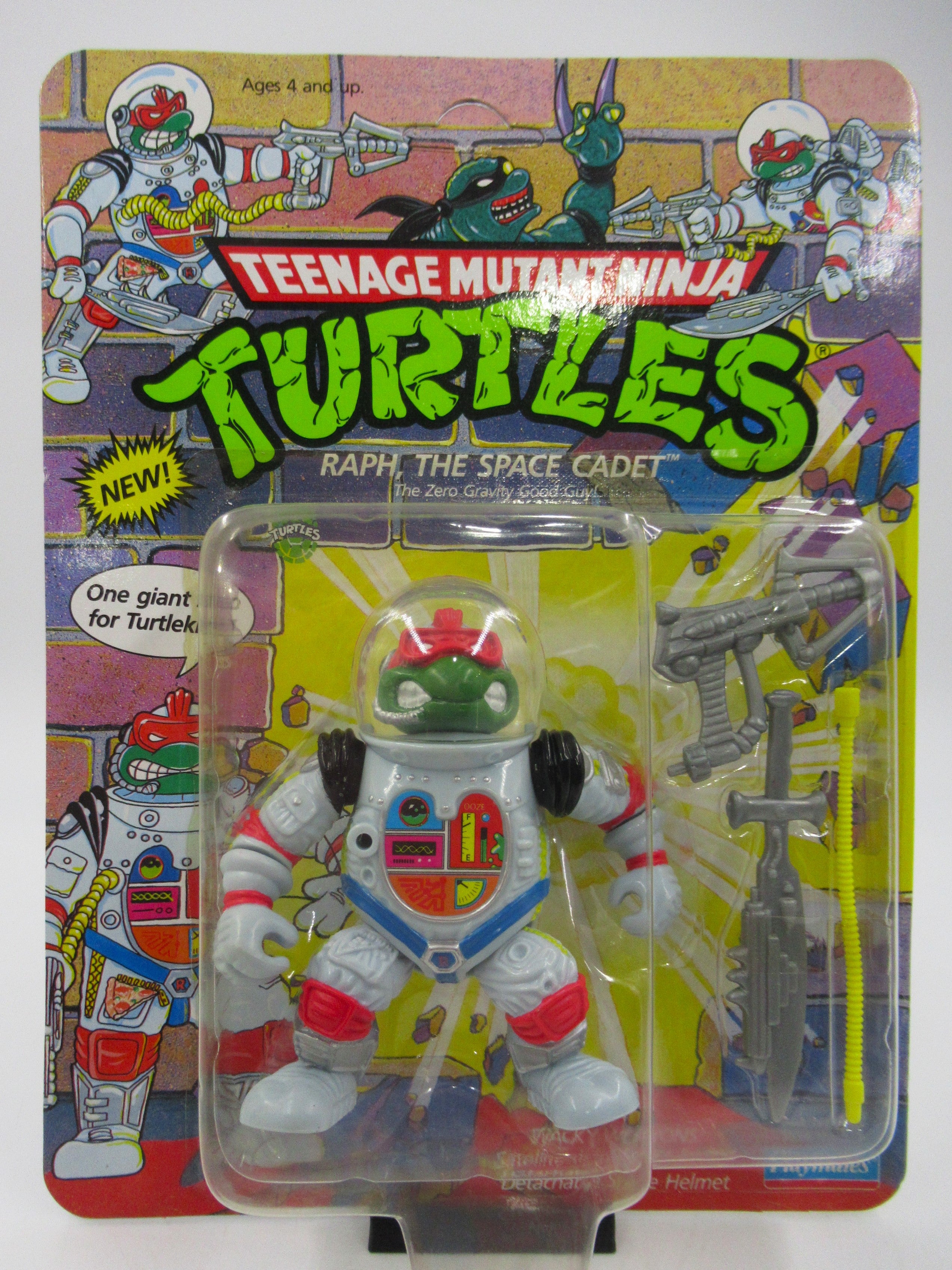 Teenage Mutant Ninja Turtles Raph, the Space Cadet 4.5" Figure TMNTs - Playmates (1990)